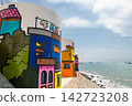 Colorful murals on seaside building at Huinnyeoul Village, Busan 142723208