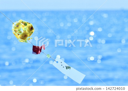 夏日沙灘裝飾，隨海風飄蕩 142724010