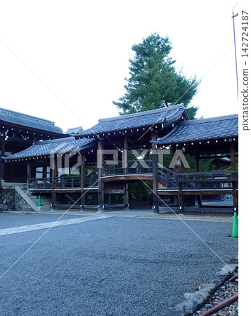 Kyoto, Tenryu-ji Temple, covered walkway 142724187