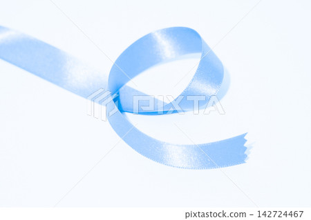 Light blue ribbon Light blue ribbon 142724467