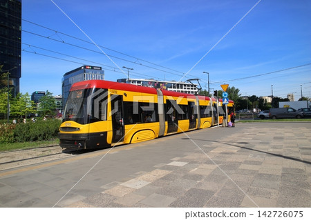 【波蘭】【華沙】華沙街景,電車 【波蘭】【華沙】華沙街景,電車 142726075