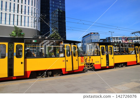 【波蘭】【華沙】華沙街景，電車 142726076