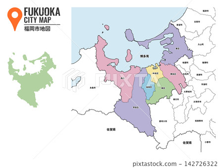 福岡市地圖 142726322