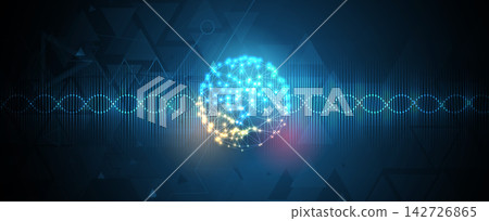 Futuristic dna abstract design, neural pathways, molecular strands, science Futuristic dna abstract design, neural pathways, molecular strands, science 142726865