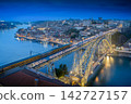 Porto Dom Luis I Bridge Blue Hour Train Light Blur Long Exposure 142727157