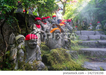 Jizo Bosatsu statues at Daisho-in Temple, Miyajima Island, Japan Jizo Bosatsu statues at Daisho-in Temple, Miyajima Island, Japan 142728198