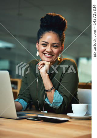 Business woman, portrait and working at night for company, planning and project in office with productivity. Accountant, tech and calculator for finance report, accounting and compliance with tax law Business woman, portrait and working at night for company, planning and project in office with productivity. Accountant, tech and calculator for finance report, accounting and compliance with tax law 142728834