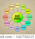 role model, business, education and personal development concept, diagram infographics 142730215