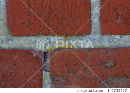 Zoom, retro and stone wall for concrete building or background material for architecture, texture and surface. Brick, masonry and clay or cement to hold or plaster together for construction and block Zoom, retro and stone wall for concrete building or background material for architecture, texture and surface. Brick, masonry and clay or cement to hold or plaster together for construction and block 142733337