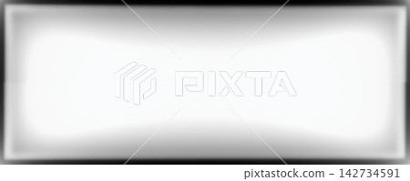 Black gradient border frame background with dark vignette edges and white blank center Black gradient border frame background with dark vignette edges and white blank center 142734591