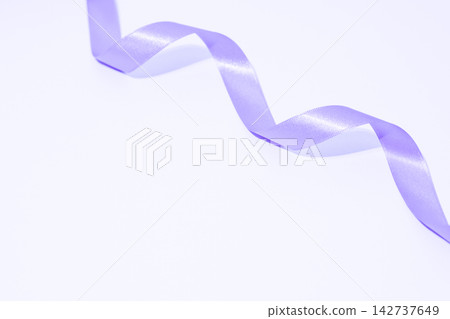 Purple ribbon Purple ribbon 142737649