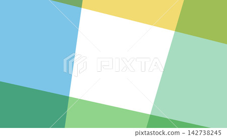 A light blue frame with four overlapping triangles. Standard margins [Wide] 142738245