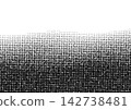 A monochrome background with fine halftone dots superimposed on top [landscape orientation] 142738481