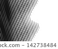 Monochrome background with a grid of lines extending to the right [landscape orientation] 142738484