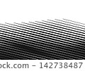 Monochrome background with a grid of lines on top [landscape orientation] 142738487