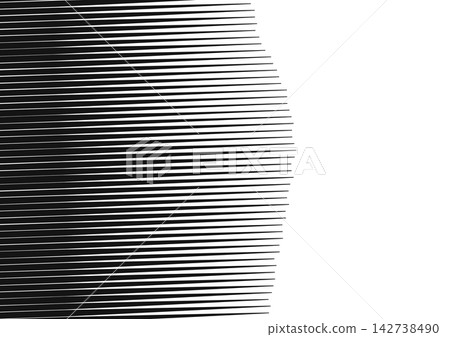 單色背景，有向右延伸的細網格線 [橫向] 142738490