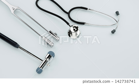 Medical Assessment Kit with Stethoscope Reflex Hammer and Tuning Fork Medical Assessment Kit with Stethoscope Reflex Hammer and Tuning Fork 142738741
