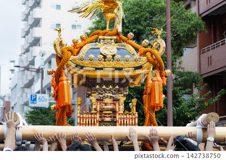 Tomioka Hachimangu Shrine示例節日女神 Tomioka Hachimangu Shrine示例節日女神 142738750
