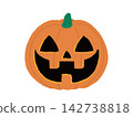 Halloween: Cute pumpkin illustration 142738818