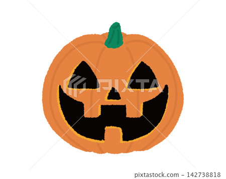 Halloween: Cute pumpkin illustration 142738818