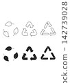 Minimalist Icons for Reduce Reuse and Recycle Waste Management Concepts 142739028