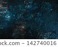 A teal and orange background with a three-dimensional feel and texture, hand-drawn. 142740016