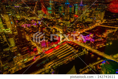 Night view of Melbourne, Austria 142741611