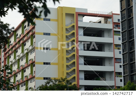 Modern Architecture Urban Building Exterior Modern Architecture Urban Building Exterior 142742717