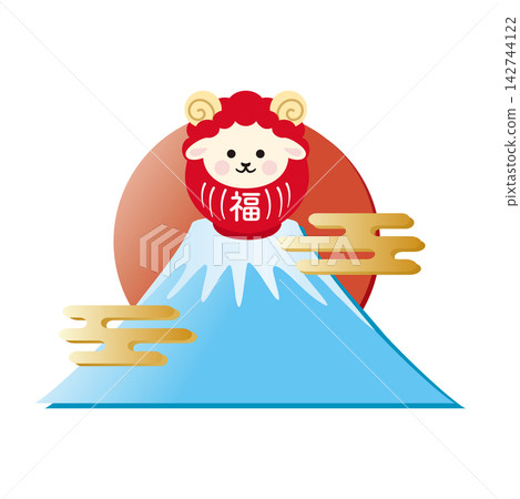 羊年,綿羊達摩不倒翁,富士山,新年第一縷陽光,元旦,插畫,裝飾品,新年賀卡,新年促銷,元旦,設計素材 羊年,綿羊達摩不倒翁,富士山,新年第一縷陽光,元旦,插畫,裝飾品,新年賀卡,新年促銷,元旦,設計素材 142744122