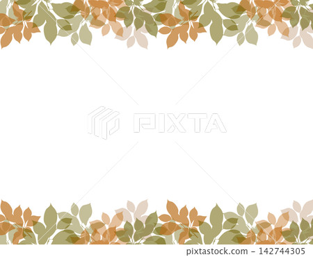 Autumn leaves, top and bottom decoration, top and bottom border, top and bottom frame, top and bottom border decoration, fallen leaves, autumn leaves Autumn leaves, top and bottom decoration, top and bottom border, top and bottom frame, top and bottom border decoration, fallen leaves, autumn leaves 142744305