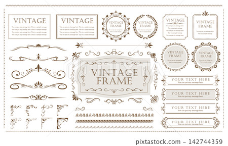 Professional-grade frames [Vintage] 142744359