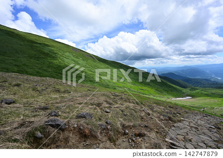 Mount Gassan climbing, Yamagata Prefecture Mount Gassan climbing, Yamagata Prefecture 142747879