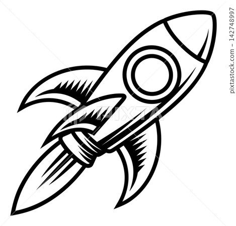 Space Rocket Ship Spaceship Rocketship Cartoon Space Rocket Ship Spaceship Rocketship Cartoon 142748997