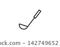 Ladle line art icon 142749652