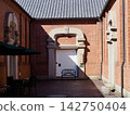 Scenery with red brick warehouse 142750404
