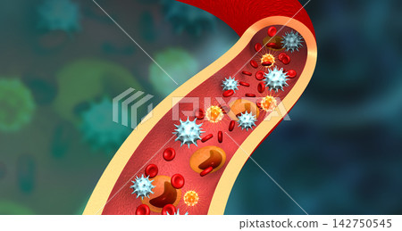 Virus in bloodstream 142750545