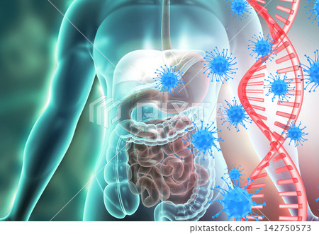Virus attacking dna with human body Virus attacking dna with human body 142750573