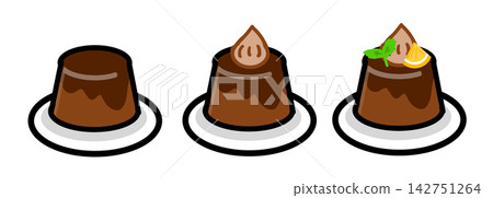 Chocolate pudding Chocolate pudding 142751264