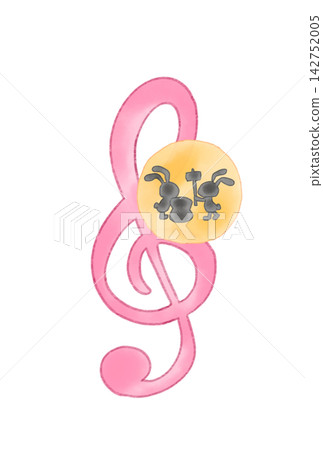 Musical notes with a full moon Musical notes with a full moon 142752005
