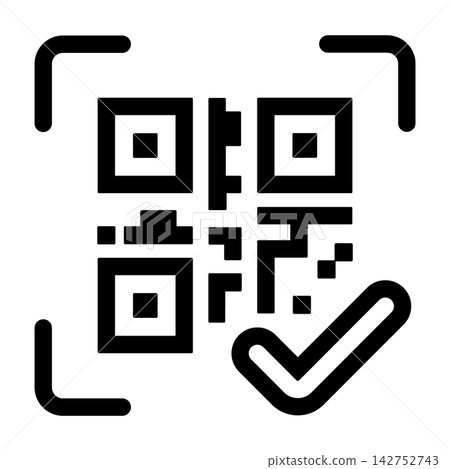 QR code scanning complete (icon) QR code scanning complete (icon) 142752743