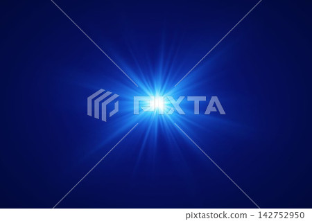 Blue starburst light effect creating abstract glowing design on a dark background Blue starburst light effect creating abstract glowing design on a dark background 142752950
