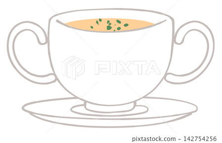 Illustration of soup Illustration of soup 142754256