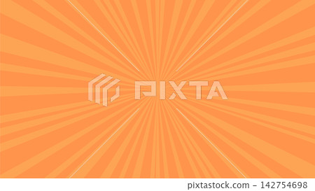 Orange thin line converging background, energetic radial design, 16:9 Orange thin line converging background, energetic radial design, 16:9 142754698