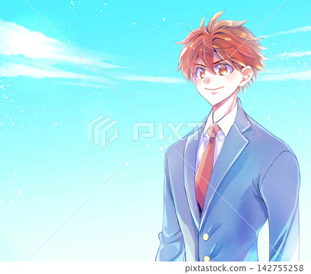 男學生，積極向上，目光遠大 142755258