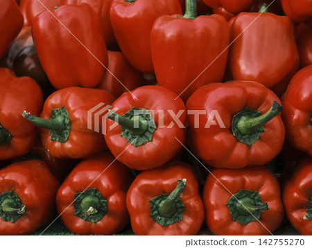 fresh peppers in the market fresh peppers in the market 142755270