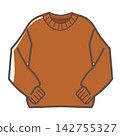 Sweater. Autumn/Winter fashion. Warm clothing. Vector illustration. 142755327