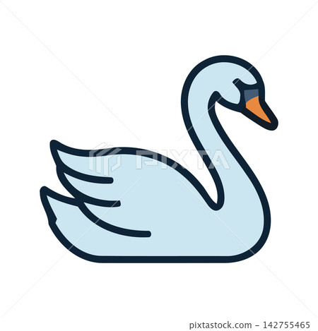 Simple and stylish wave icon, perfect for nautical themes or aquatic design elements. Simple and stylish wave icon, perfect for nautical themes or aquatic design elements. 142755465