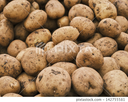 fresh potatoes in the market fresh potatoes in the market 142755581