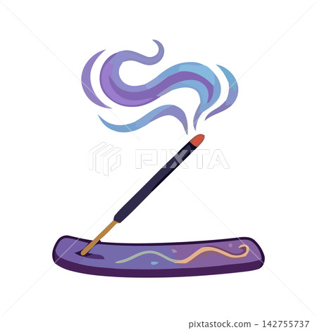 A whimsical abstract illustration of flowing purple ink or magic energy used for design accents, backgrounds, or decoration. A whimsical abstract illustration of flowing purple ink or magic energy used for design accents, backgrounds, or decoration. 142755737