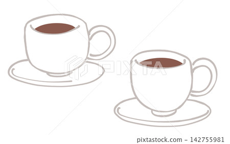 Illustration of black coffee Illustration of black coffee 142755981